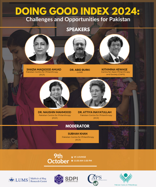 Doing Good Index 2024: Challenges and Opportunities for Pakistan 